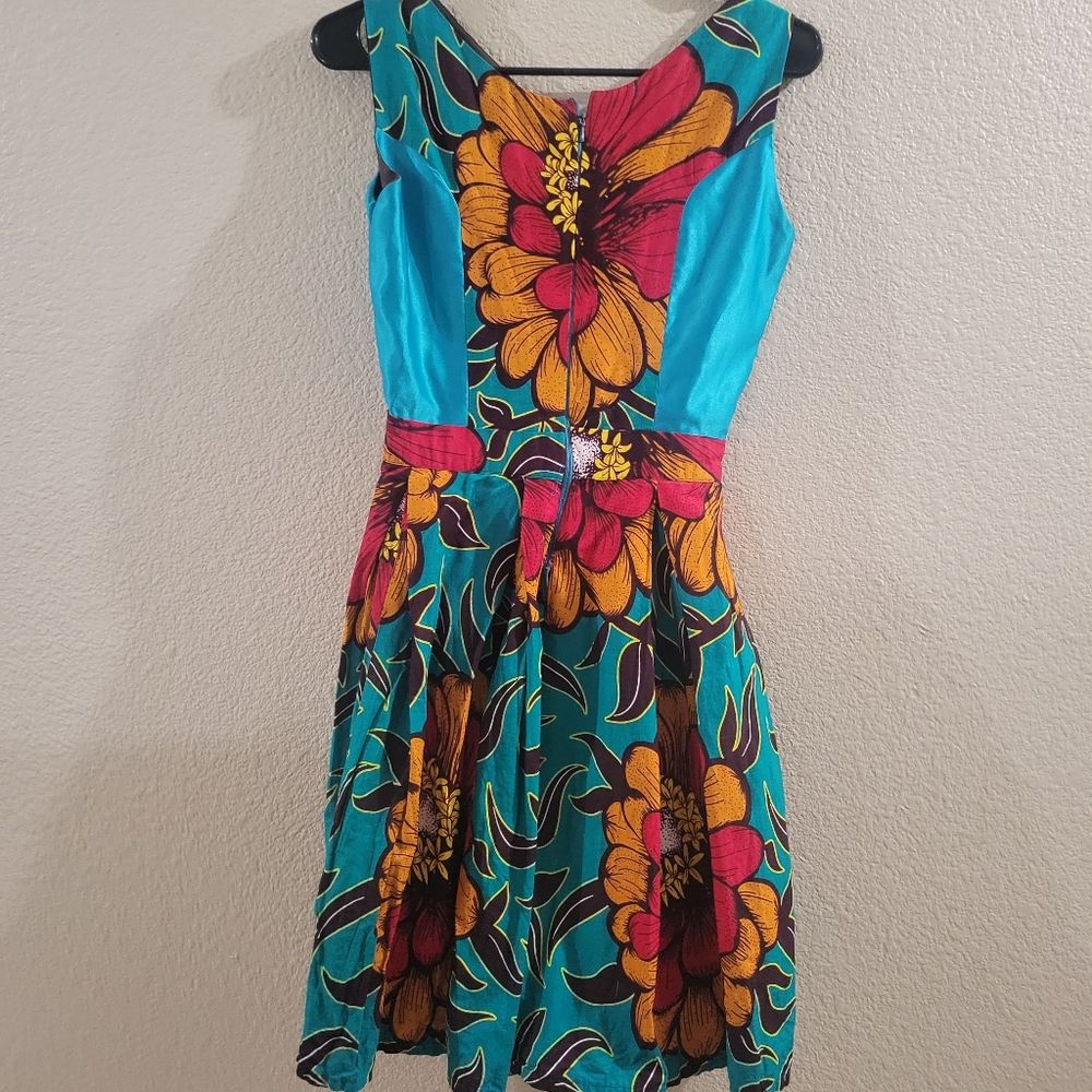 Vibrant Floral Dress